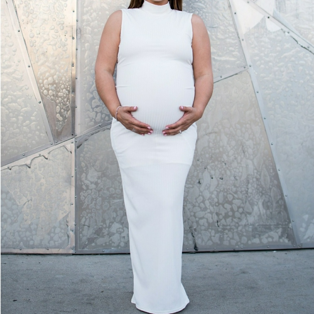 Asos dress white maternity